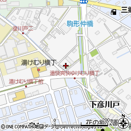埼玉県三郷市駒形352周辺の地図