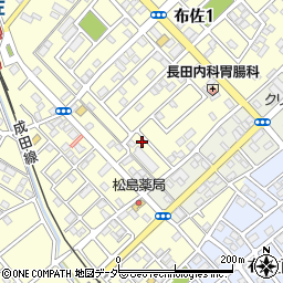 千葉県我孫子市布佐2900-14周辺の地図