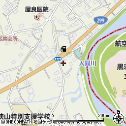 埼玉県狭山市笹井3062-2周辺の地図