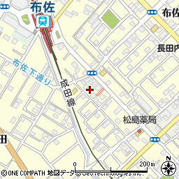 千葉県我孫子市布佐3399-6周辺の地図