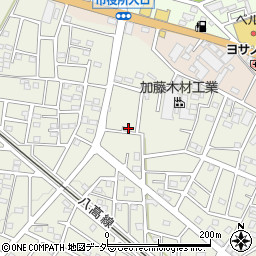 埼玉県飯能市笠縫414-7周辺の地図