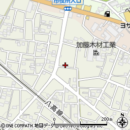 埼玉県飯能市笠縫415-5周辺の地図