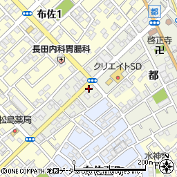 千葉県我孫子市都3-8周辺の地図