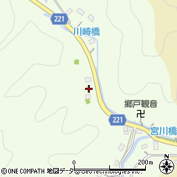 埼玉県飯能市上直竹下分周辺の地図