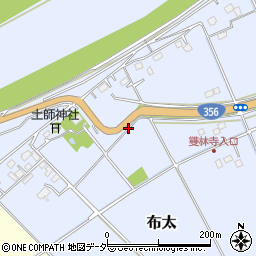 千葉県印旛郡栄町布太周辺の地図
