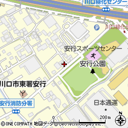 埼玉県川口市安行領家1053-1周辺の地図