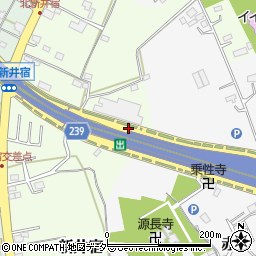 新井宿入口周辺の地図