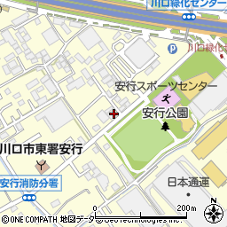埼玉県川口市安行領家1053-5周辺の地図
