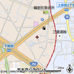 埼玉県富士見市下南畑2481周辺の地図