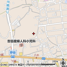 埼玉県入間市野田1254周辺の地図