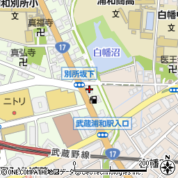 ベンリーさいたま　武蔵浦和店周辺の地図