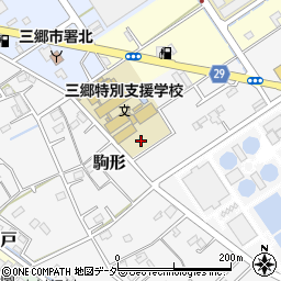 牛たん けやき 三郷店周辺の地図