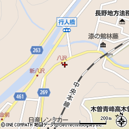 長野銀行木曽支店周辺の地図