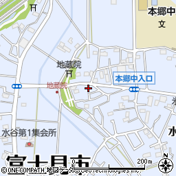 埼玉県富士見市水子662周辺の地図