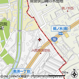 武蔵貨物自動車狭山支店周辺の地図