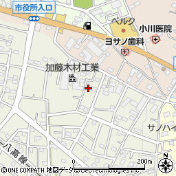 埼玉県飯能市笠縫402-10周辺の地図
