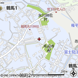コーポレート鶴瀬周辺の地図