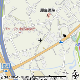 埼玉県狭山市笹井2660-2周辺の地図