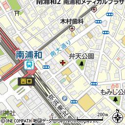 マツモトキヨシ南浦和店周辺の地図