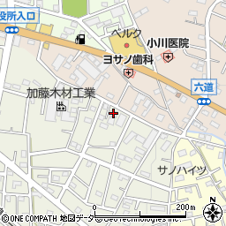 埼玉県飯能市笠縫401-1周辺の地図