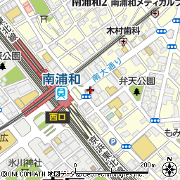大黒屋南浦和東口店周辺の地図