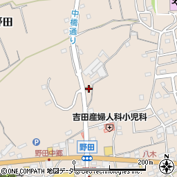 埼玉県入間市野田1279周辺の地図