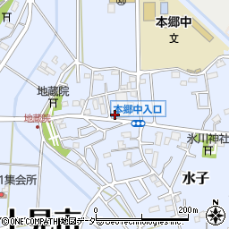 埼玉県富士見市水子620周辺の地図