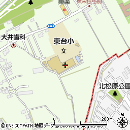 ふじみ野市立東台小学校周辺の地図