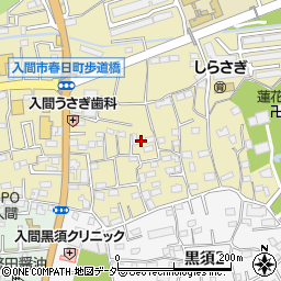 埼玉県入間市春日町2丁目周辺の地図