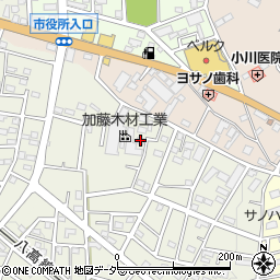 埼玉県飯能市笠縫404-1周辺の地図