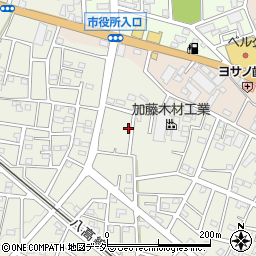 埼玉県飯能市笠縫417-10周辺の地図