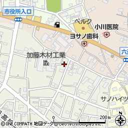 埼玉県飯能市笠縫401-12周辺の地図