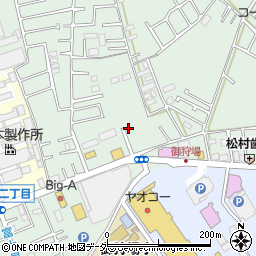 埼玉県狭山市入間川1433-23周辺の地図