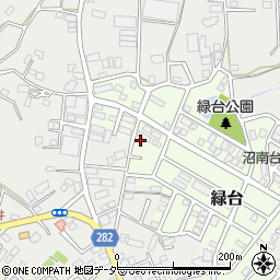 千葉県柏市緑台周辺の地図