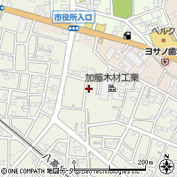 埼玉県飯能市笠縫417-17周辺の地図