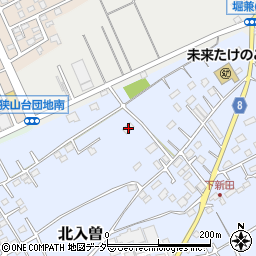 埼玉県狭山市北入曽630周辺の地図
