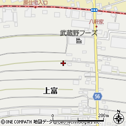 埼玉県入間郡三芳町上富2000周辺の地図
