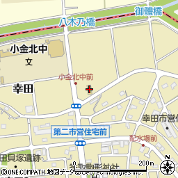 ファミリーマート松戸幸田店周辺の地図