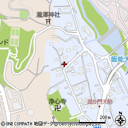 埼玉県飯能市矢颪179周辺の地図