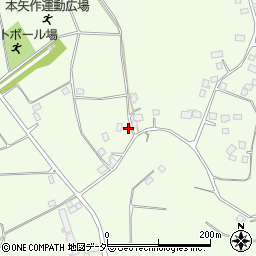 千葉県香取市本矢作871周辺の地図