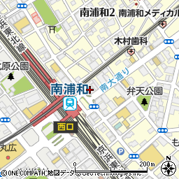 埼玉りそな銀行南浦和支店周辺の地図