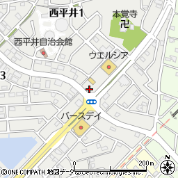 千葉県流山市西平井周辺の地図