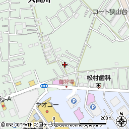 埼玉県狭山市入間川1444-11周辺の地図