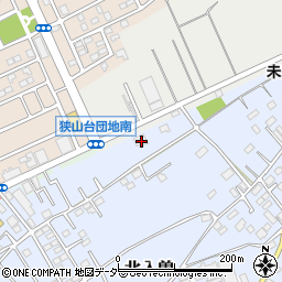 埼玉県狭山市北入曽671-3周辺の地図