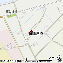 千葉県印旛郡栄町布鎌酒直周辺の地図
