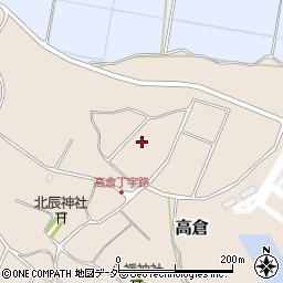千葉県成田市高倉周辺の地図