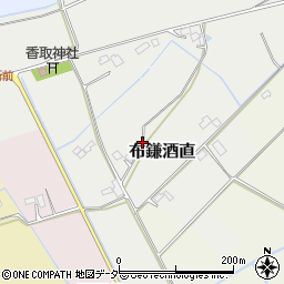 千葉県栄町（印旛郡）布鎌酒直周辺の地図