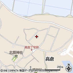 千葉県成田市高倉周辺の地図