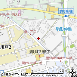 埼玉県三郷市駒形395周辺の地図