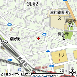 ブレーンウェア武蔵浦和周辺の地図